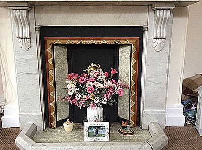 a fire surround at scarborough house  residential care home